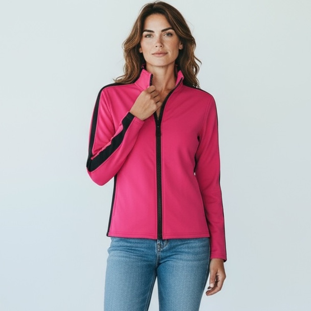 ANTHIER - SZ. SMALL - HIGH-END SNOWBOARDING JACKET IN BRIGHT RASPBERRY PINK…